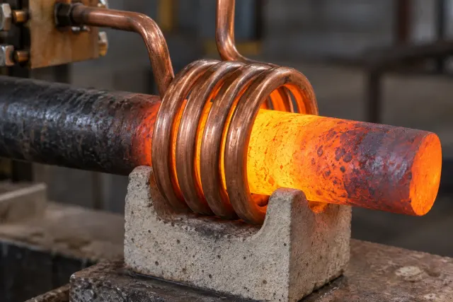 Illustration of billet heating